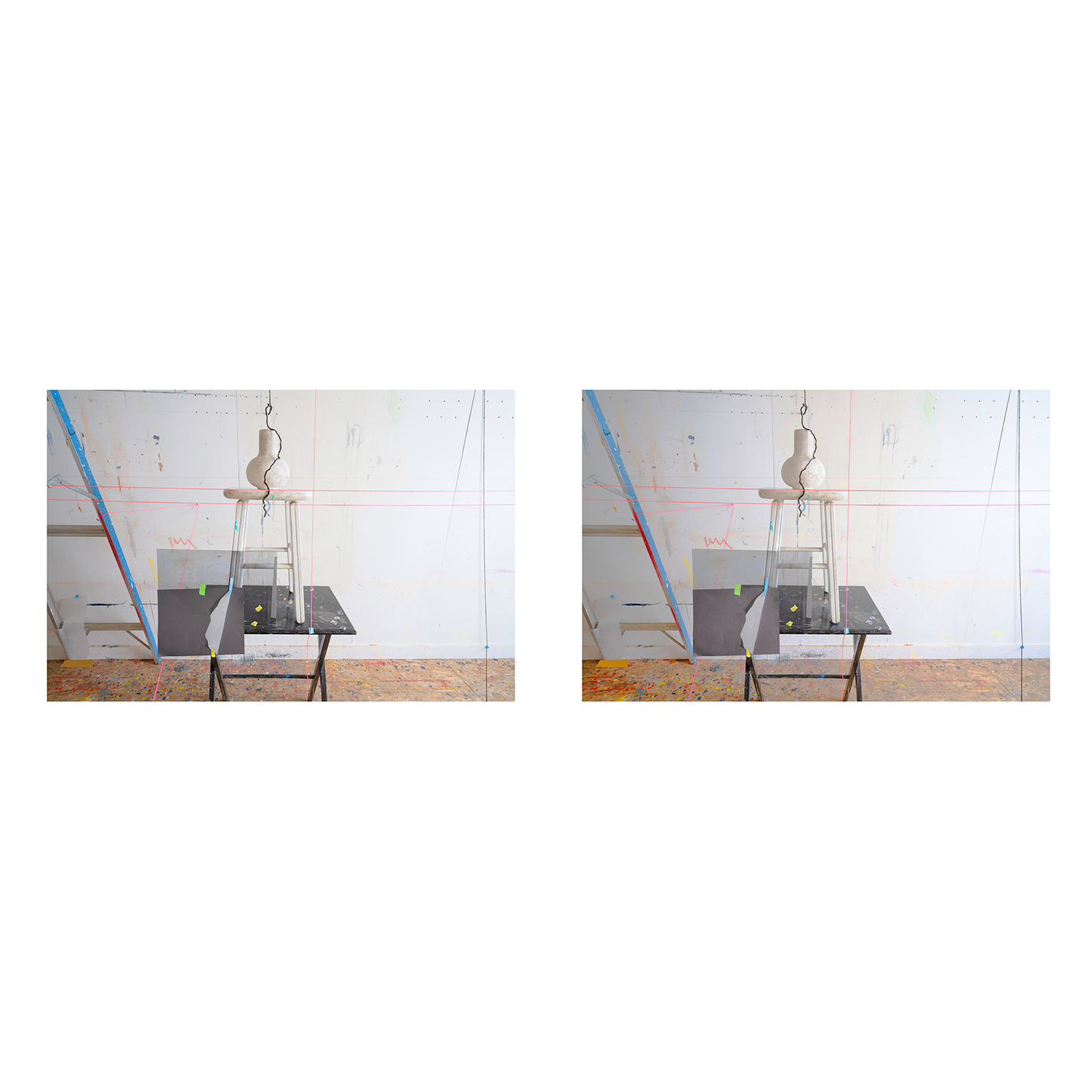 "2 Blue Ladders"
