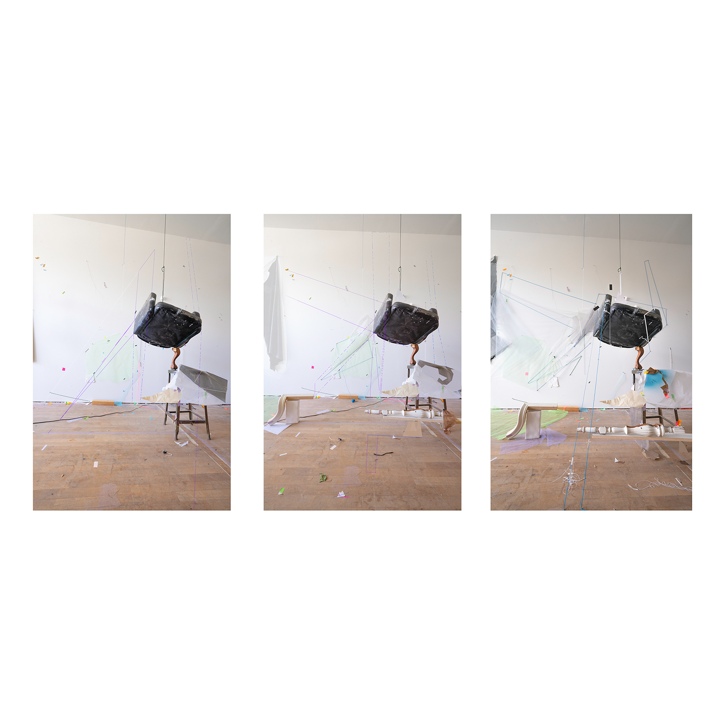 "3 Axonometric Chairs"