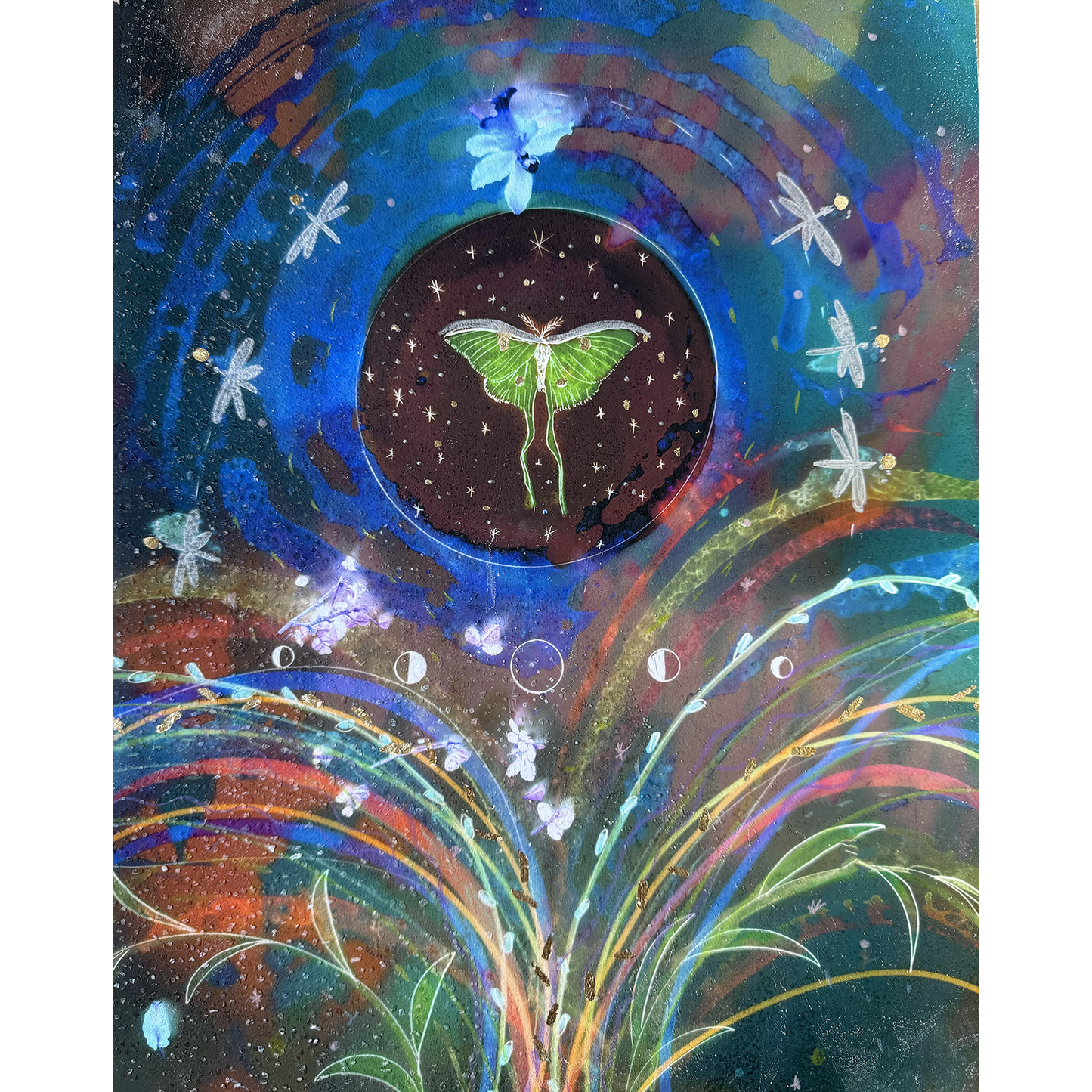 Christine Nguyen, "Moth Portal I"