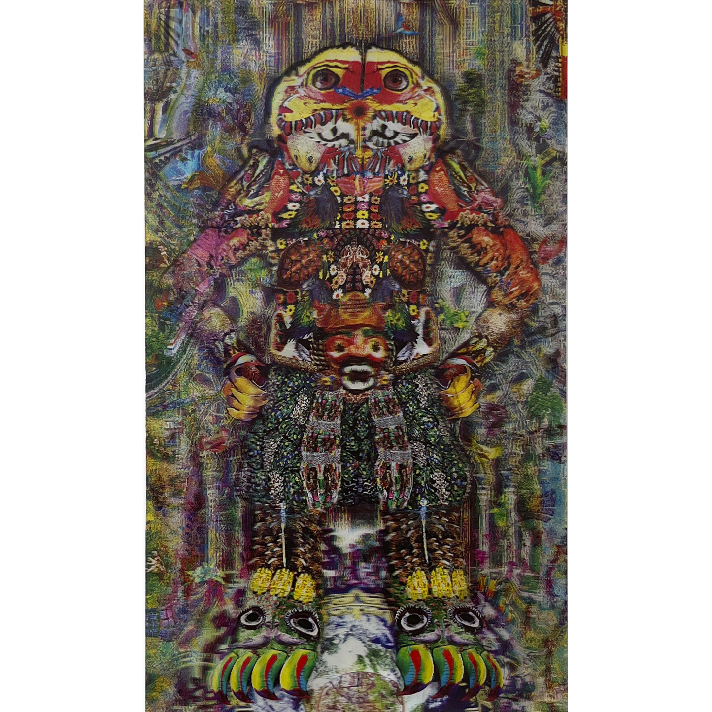 Einar & Jamex de la Torre | Print | "Gaiatlicue" (gold mat board)