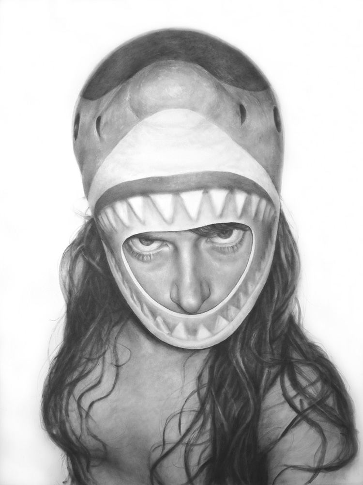 Self Portrait as Shark, Masked series