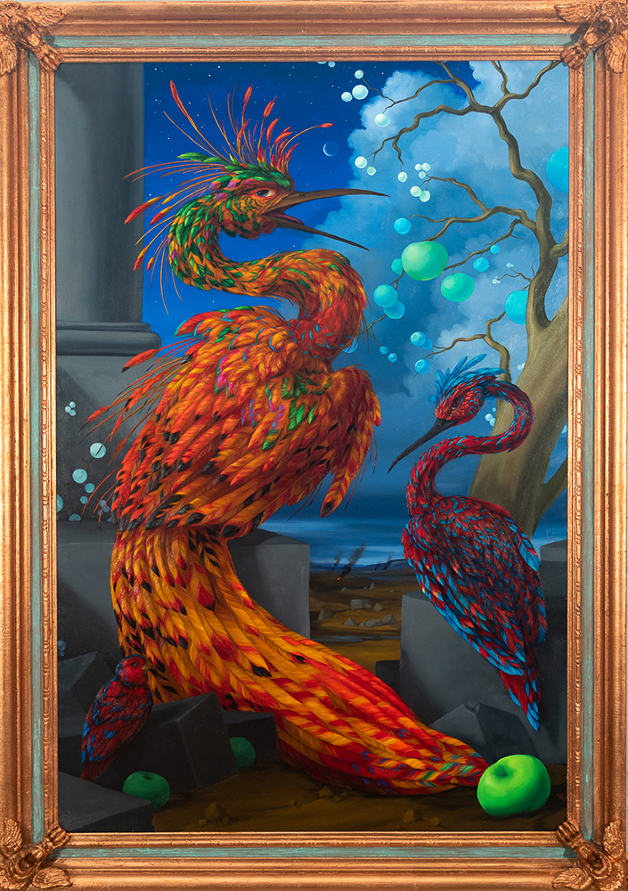Laurie Hogin_Allegory of Survival (Firebird with Intoxicating Fruits and Scavenging Companion Species)_2021_web