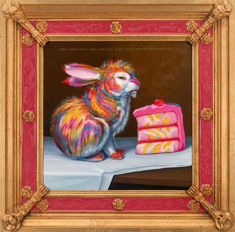 Laurie Hogin_Song of Plenty and Poison Laurie Hogin_(Still Life with Marble Cake Bunny and Marble Cake)_2021_web