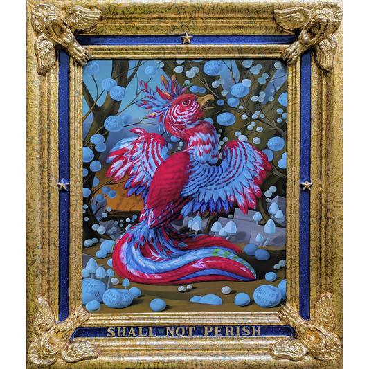 "American Phoenix with Bitter Fruits, Framed in Gilded Illness That Still Cannot Deny the Language of Creed (American Phoenix #4)"