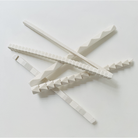 Porcelain sticks, (5 pieces)